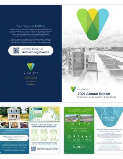 The Idea Center - Viridiant 2021 Annual Report Spreads