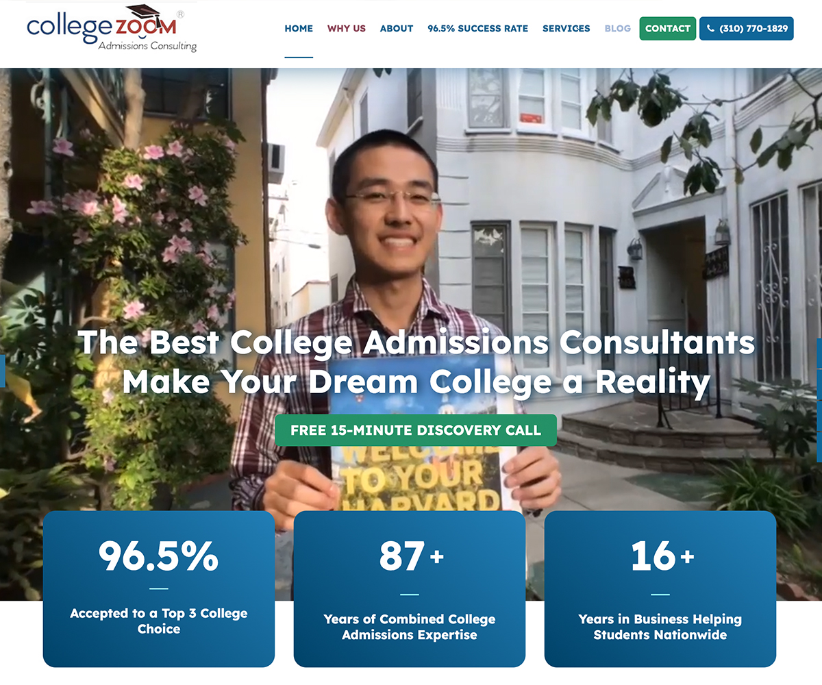TIC - College Zoom Website Cover